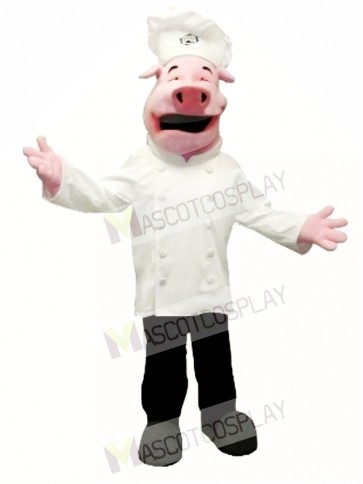 Chef Pig Mascot Costume