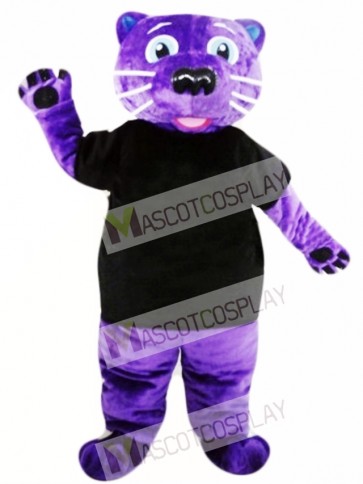 Purple Panther Mascot Costume Animal Costume for Adult