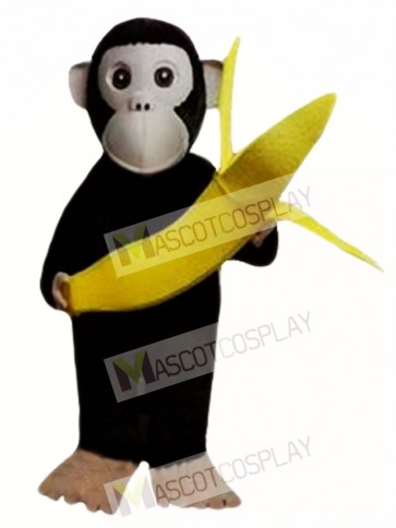 Chimpanzees and Banana Mascot Costumes  