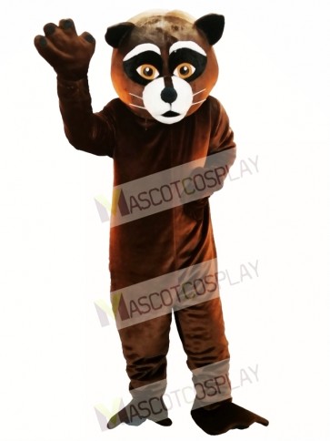 Brown Raccoon Mascot Costume