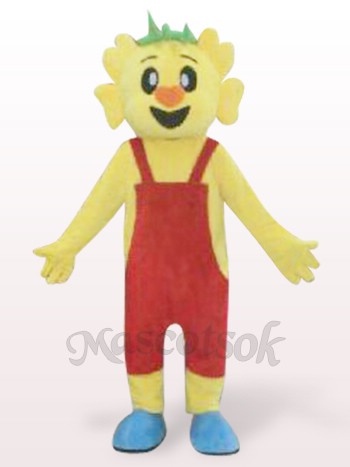 Orange Hair Koala Plush Adult Mascot Costume