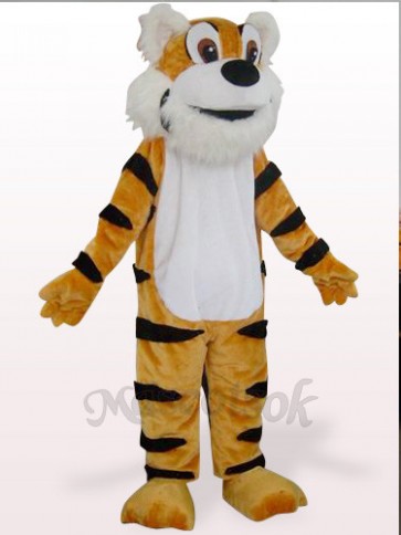 Orange Tiger Plush Mascot Costume