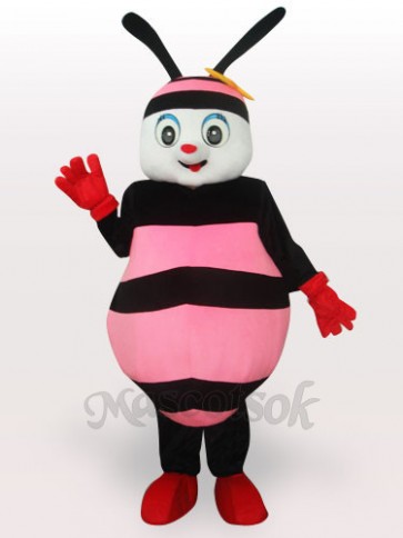 Pink Bee Adult Mascot Costume