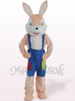 Easter Pink Funny Rabbit Plush Mascot Costume