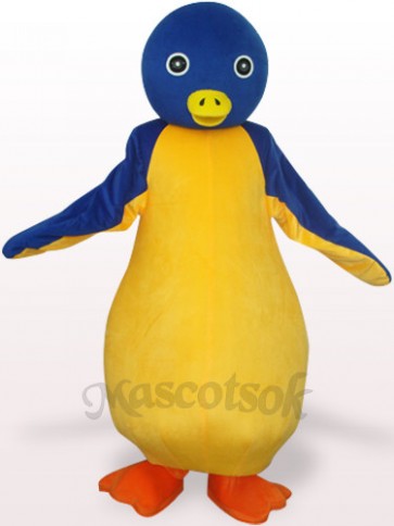 Yellow And Blue Pot-Bellied Penguin Plush Mascot Costume