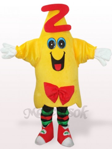 Yellow Star Doctor Plush Adult Mascot Costume