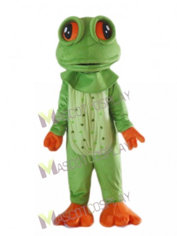 Big Eyed Frog Mascot Costume