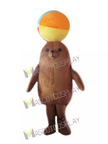 Brown Sea Lion for Aquarium Show Mascot Costume
