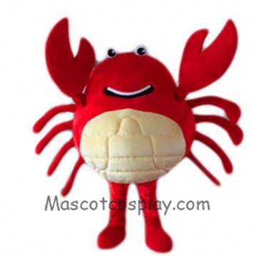 Red Crab Mascot Costume Cartoon Fancy Dress