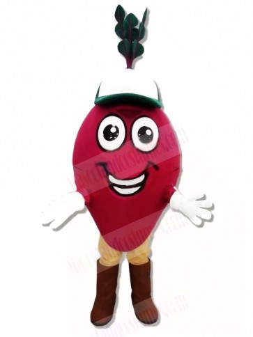 Happy Beet Mascot Costume 