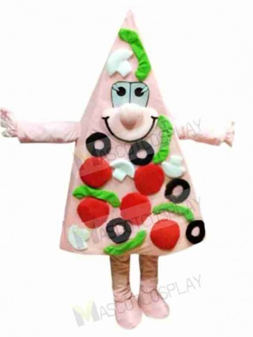Pink Pizza Mascot Costume 