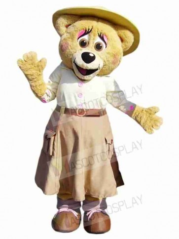 Beautiful Bear Mascot Costume 