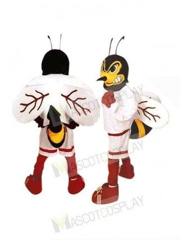 Angry Bee Mascot Costume 