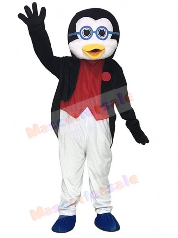 Blaue und weiße Pinguin Maskottchen Kostüme