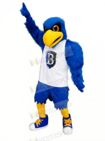 Blue Eagle with White Vest Mascot Costumes Animal