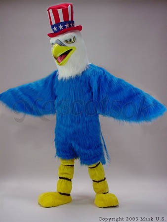 New Patriotic Eagle Costume Mascot