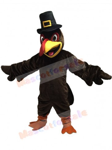 Cute Thanksgiving Turkey Mascot Costume with Hat