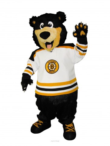 Estevan Bruins Bear Custom Ice Hockey Mascot