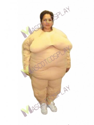 Female Fat  Suit Padding Mascot Costume 