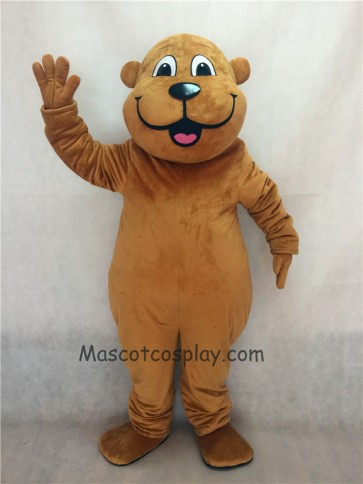 Brown Woody Woodchuck Mascot Costume