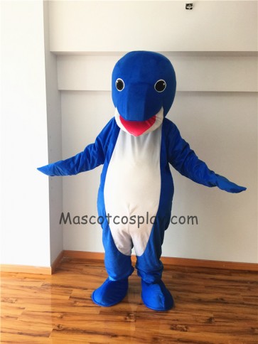 Cute Whale Short Plush Adult Mascot Costume