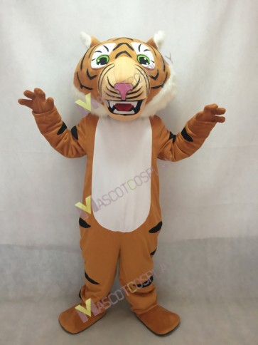 Black Stripe Tiger Mascot Costume