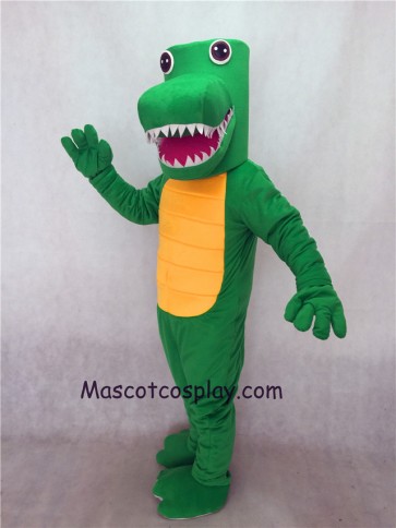 Green Gator Mascot Costume