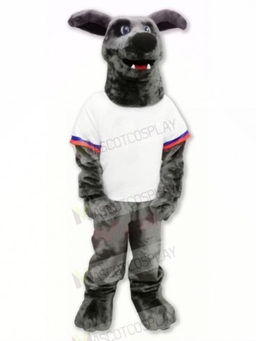 Whippet Dog in T-shirt Mascot Costumes Cartoon