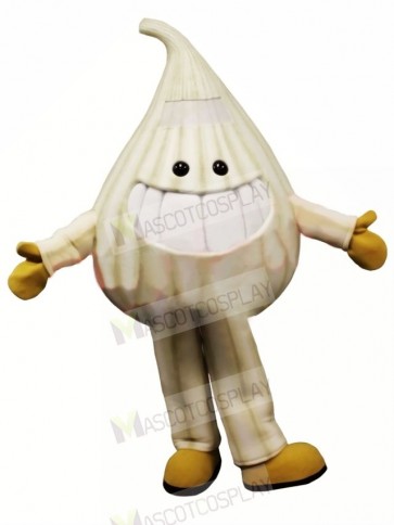 Garlic Mascot Costume Cartoon