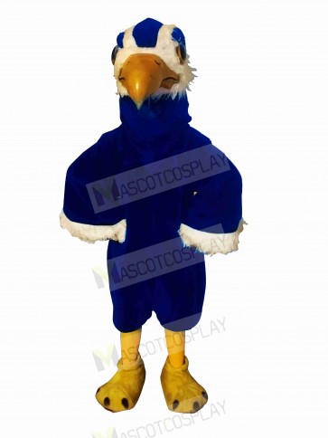 Strong Blue Hawk Mascot Costumes Cartoon