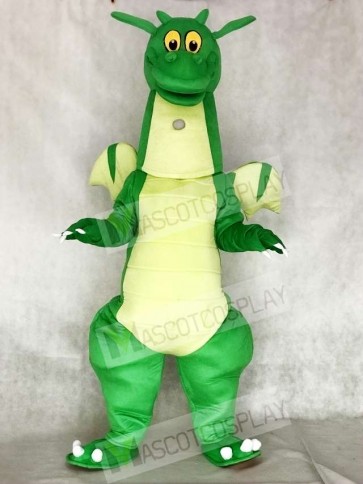 Green Dragon Mascot Costumes with Wings