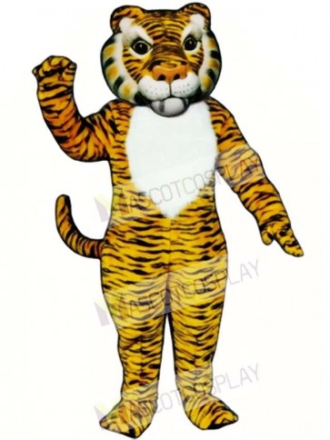 Cute Comic Tiger Mascot Costume