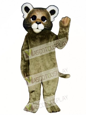 Cute Baby Cougar Mascot Costume