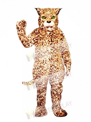 Cute Spotted Lynx Cat Mascot Costume