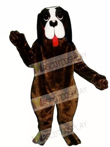Cute Barney Dog Mascot Costume