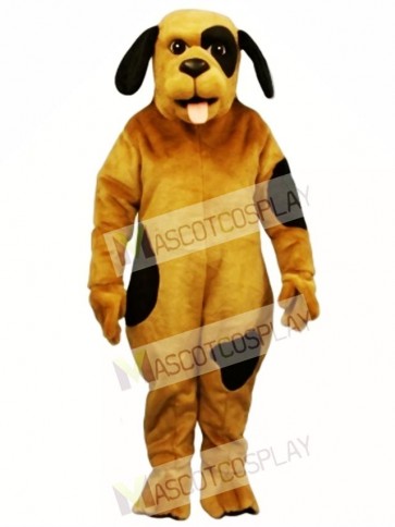 Cute Spotted Pooch Dog Mascot Costume