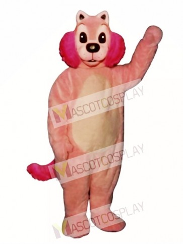 Pink Mink Mascot Costume