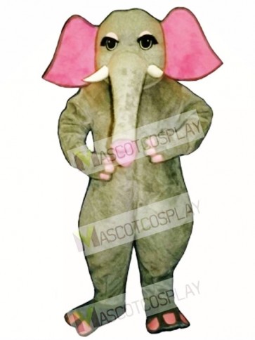 Girl Elephant Mascot Costume