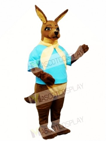 Joe Kangaroo with Shirt & Tie Mascot Costume