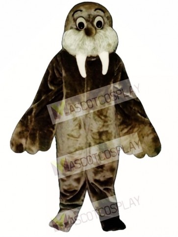 Cute Wally Walrus Mascot Costume