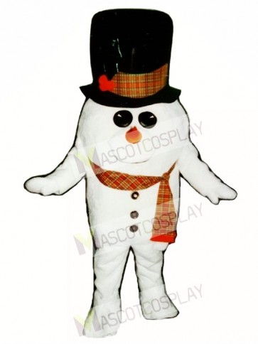 Madcap Snowman with Scarf Mascot Costume