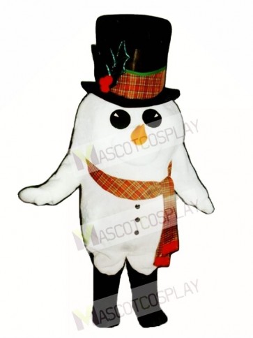 Madcap Snowman with Boots & Scarf Mascot Costume