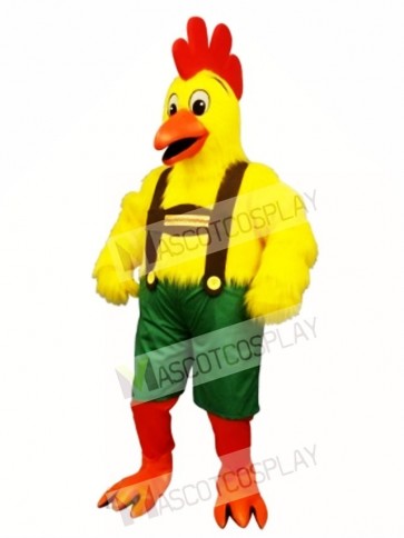 Cute Chicken Yodel Mascot Costume
