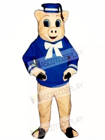 Straw Pig Mascot Costume