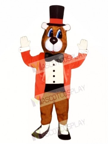 Cute Dancing Bear Mascot Costume