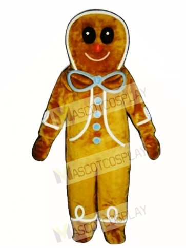 Gingerbread Boy Mascot Costume