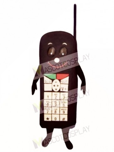 Black Cell Phone Mascot Costume