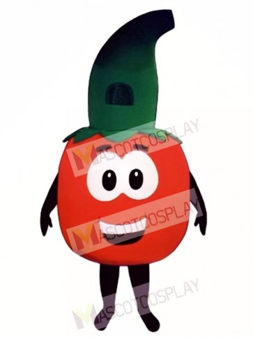 Tomato with Stem Mascot Costume