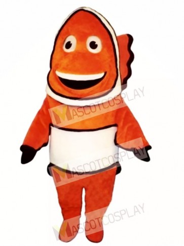 Cute Clown Fish Mascot Costume