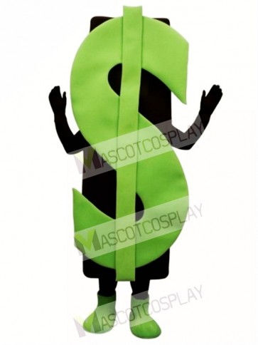 Dollar Sign Mascot Costume